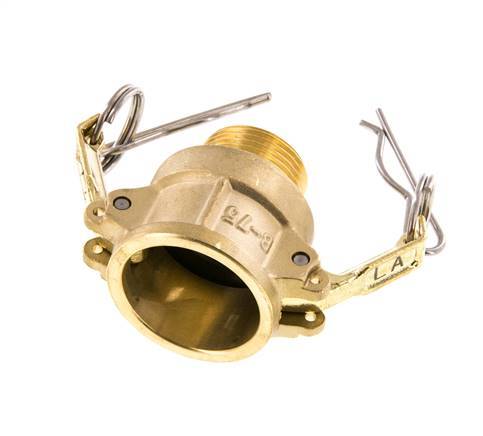 Camlock DN 20 (3/4'') Brass Coupling R 3/4'' Male Thread Type B MIL-C-27487