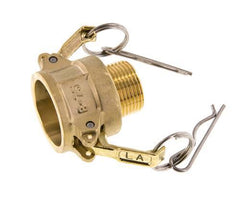 Camlock DN 20 (3/4'') Brass Coupling R 3/4'' Male Thread Type B MIL-C-27487