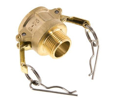 Camlock DN 20 (3/4'') Brass Coupling R 3/4'' Male Thread Type B MIL-C-27487