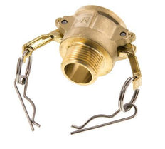Camlock DN 20 (3/4'') Brass Coupling R 3/4'' Male Thread Type B MIL-C-27487