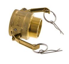 Camlock DN 40 (1 1/2'') Brass Coupling R 1 1/2'' Male Thread Type B MIL-C-27487