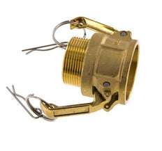 Camlock DN 40 (1 1/2'') Brass Coupling R 1 1/2'' Male Thread Type B MIL-C-27487