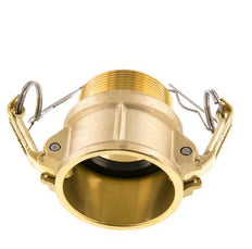 Camlock DN 50 (2'') Brass Coupling R 2'' Male Thread Type B MIL-C-27487