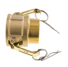 Camlock DN 50 (2'') Brass Coupling R 2'' Male Thread Type B MIL-C-27487