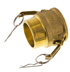 Camlock DN 60 (2 1/2'') Brass Coupling R 2 1/2'' Male Thread Type B MIL-C-27487