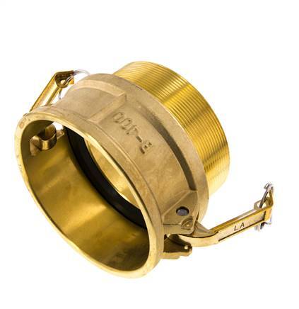 Camlock DN 90 (4'') Brass Coupling R 4'' Male Thread Type B MIL-C-27487