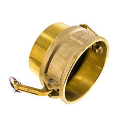 Camlock DN 90 (4'') Brass Coupling R 4'' Male Thread Type B MIL-C-27487