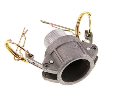 Camlock DN 20 (3/4'') Aluminium Coupling R 3/4'' Male Thread Type B MIL-C-27487