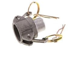 Camlock DN 20 (3/4'') Aluminium Coupling R 3/4'' Male Thread Type B MIL-C-27487