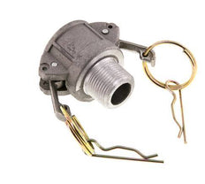 Camlock DN 20 (3/4'') Aluminium Coupling R 3/4'' Male Thread Type B MIL-C-27487