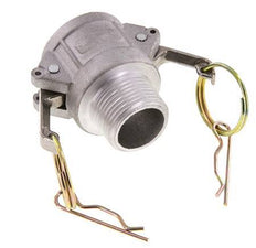 Camlock DN 25 (1'') Aluminium Coupling R 1'' Male Thread Type B MIL-C-27487