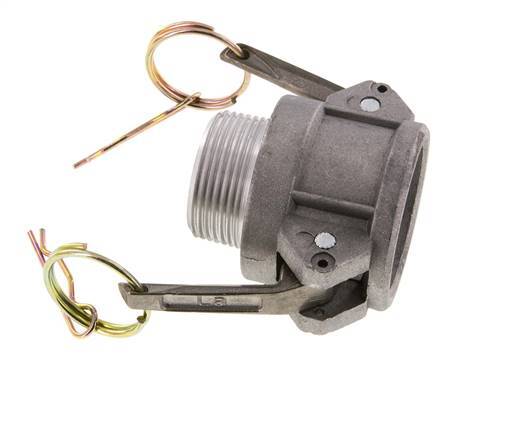 Camlock DN 32 (1 1/4'') Aluminium Coupling R 1 1/4'' Male Thread Type B MIL-C-27487