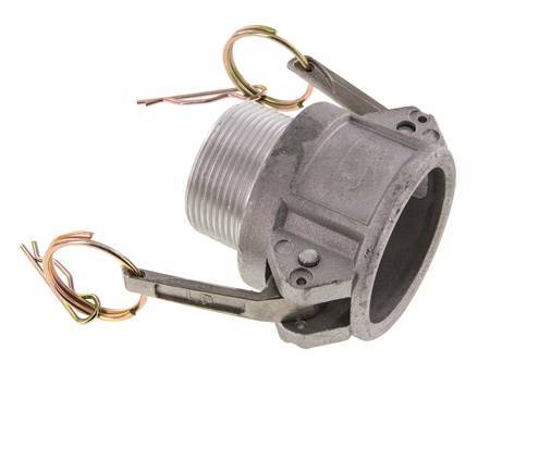 Camlock DN 40 (1 1/2'') Aluminium Coupling R 1 1/2'' Male Thread Type B MIL-C-27487