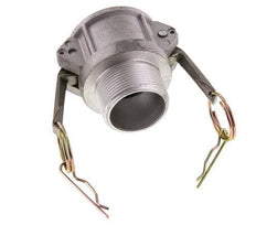 Camlock DN 40 (1 1/2'') Aluminium Coupling R 1 1/2'' Male Thread Type B MIL-C-27487