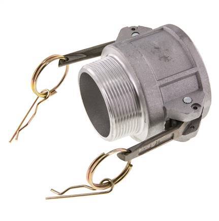 Camlock DN 50 (2'') Aluminium Coupling R 2'' Male Thread Type B MIL-C-27487