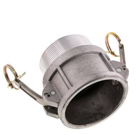 Camlock DN 60 (2 1/2'') Aluminium Coupling R 2 1/2'' Male Thread Type B MIL-C-27487