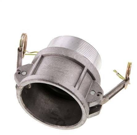 Camlock DN 60 (2 1/2'') Aluminium Coupling R 2 1/2'' Male Thread Type B MIL-C-27487