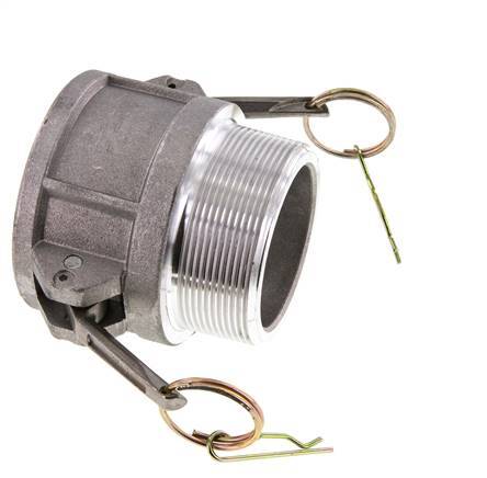 Camlock DN 60 (2 1/2'') Aluminium Coupling R 2 1/2'' Male Thread Type B MIL-C-27487