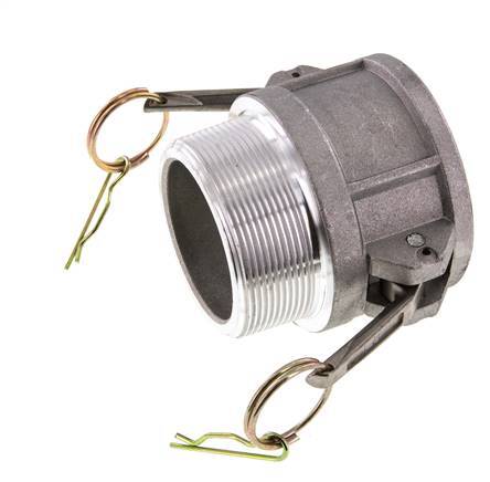Camlock DN 60 (2 1/2'') Aluminium Coupling R 2 1/2'' Male Thread Type B MIL-C-27487
