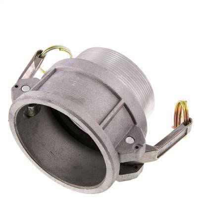 Camlock DN 75 (3'') Aluminium Coupling R 3'' Male Thread Type B MIL-C-27487