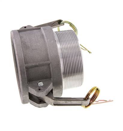 Camlock DN 75 (3'') Aluminium Coupling R 3'' Male Thread Type B MIL-C-27487