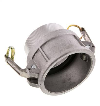Camlock DN 75 (3'') Aluminium Coupling R 3'' Male Thread Type B MIL-C-27487