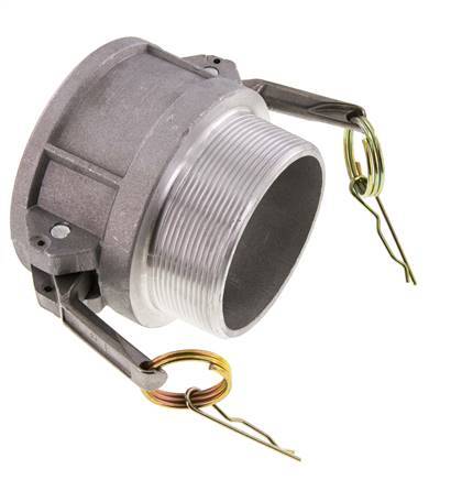 Camlock DN 75 (3'') Aluminium Coupling R 3'' Male Thread Type B MIL-C-27487