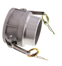 Camlock DN 75 (3'') Aluminium Coupling R 3'' Male Thread Type B MIL-C-27487