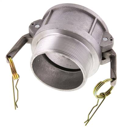 Camlock DN 75 (3'') Aluminium Coupling R 3'' Male Thread Type B MIL-C-27487