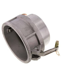 Camlock DN 90 (4'') Aluminium Coupling R 4'' Male Thread Type B MIL-C-27487