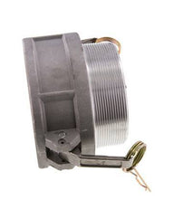 Camlock DN 90 (4'') Aluminium Coupling R 4'' Male Thread Type B MIL-C-27487