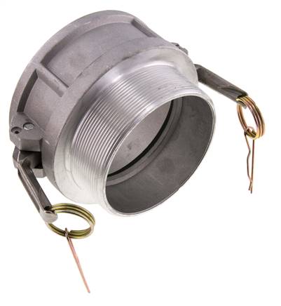 Camlock DN 90 (4'') Aluminium Coupling R 4'' Male Thread Type B MIL-C-27487