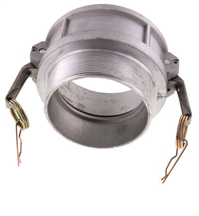 Camlock DN 90 (4'') Aluminium Coupling R 4'' Male Thread Type B MIL-C-27487