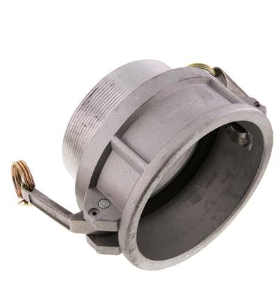 Camlock DN 90 (4'') Aluminium Coupling R 4'' Male Thread Type B MIL-C-27487