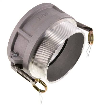 Camlock DN 120 (5'') Aluminium Coupling R 5'' Male Thread Type B MIL-C-27487