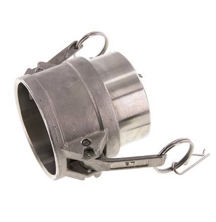 Camlock DN 60 (2 1/2'') Stainless Steel Coupling Weld End (76.1 mm) Type B (AS) MIL-C-27487