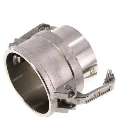 Camlock DN 75 (3'') Stainless Steel Coupling Weld End (88.9 mm) Type B (AS) MIL-C-27487