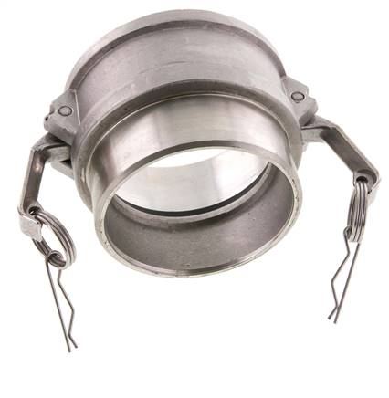 Camlock DN 90 (4'') Stainless Steel Coupling Weld End (114.3 mm) Type B (AS) MIL-C-27487