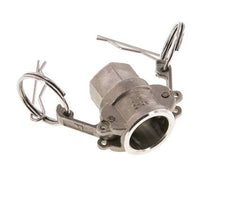Camlock DN 15 (1/2'') Stainless Steel Coupling Rp 1/2'' Female Thread Type D MIL-C-27487