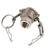 Camlock DN 15 (1/2'') Stainless Steel Coupling Rp 1/2'' Female Thread Type D MIL-C-27487
