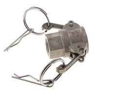 Camlock DN 15 (1/2'') Stainless Steel Coupling Rp 1/2'' Female Thread Type D MIL-C-27487