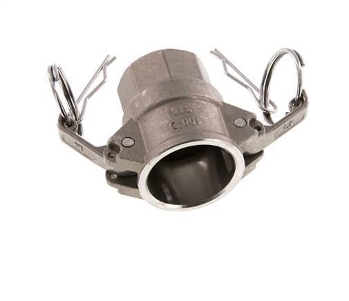 Camlock DN 25 (1'') Stainless Steel Coupling Rp 1'' Female Thread Type D MIL-C-27487