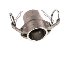 Camlock DN 25 (1'') Stainless Steel Coupling Rp 1'' Female Thread Type D MIL-C-27487