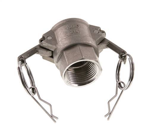 Camlock DN 25 (1'') Stainless Steel Coupling Rp 1'' Female Thread Type D MIL-C-27487