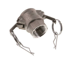 Camlock DN 25 (1'') Stainless Steel Coupling Rp 1'' Female Thread Type D MIL-C-27487