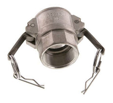 Camlock DN 40 (1 1/2'') Stainless Steel Coupling Rp 1 1/2'' Female Thread Type D MIL-C-27487