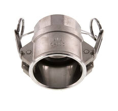 Camlock DN 50 (2'') Stainless Steel Coupling Rp 2'' Female Thread Type D MIL-C-27487