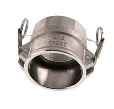 Camlock DN 60 (2 1/2'') Stainless Steel Coupling Rp 2 1/2'' Female Thread Type D MIL-C-27487