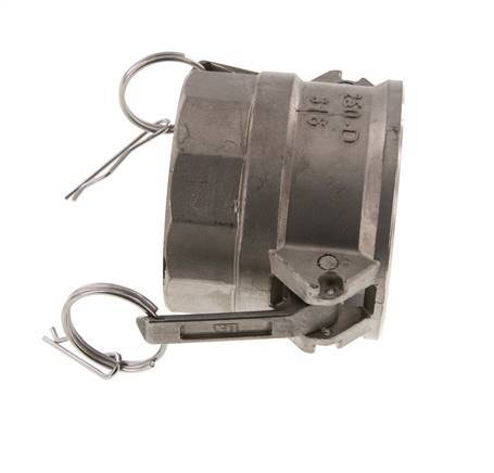 Camlock DN 60 (2 1/2'') Stainless Steel Coupling Rp 2 1/2'' Female Thread Type D MIL-C-27487