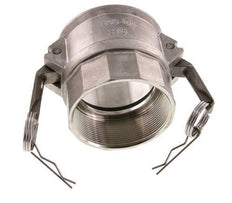 Camlock DN 75 (3'') Stainless Steel Coupling Rp 3'' Female Thread Type D MIL-C-27487
